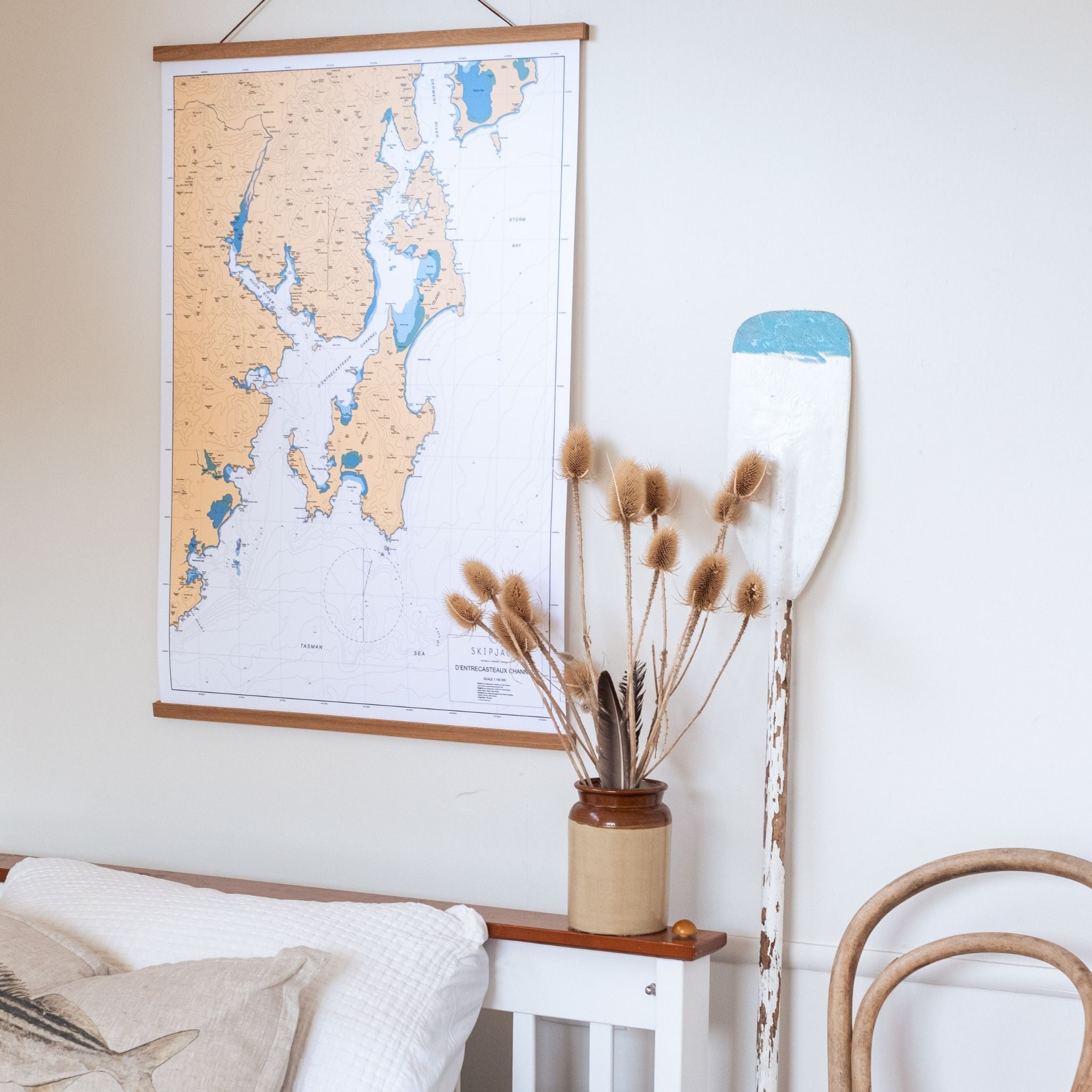 Coastal Map - D'Entrecasteux Channel  - Traditional