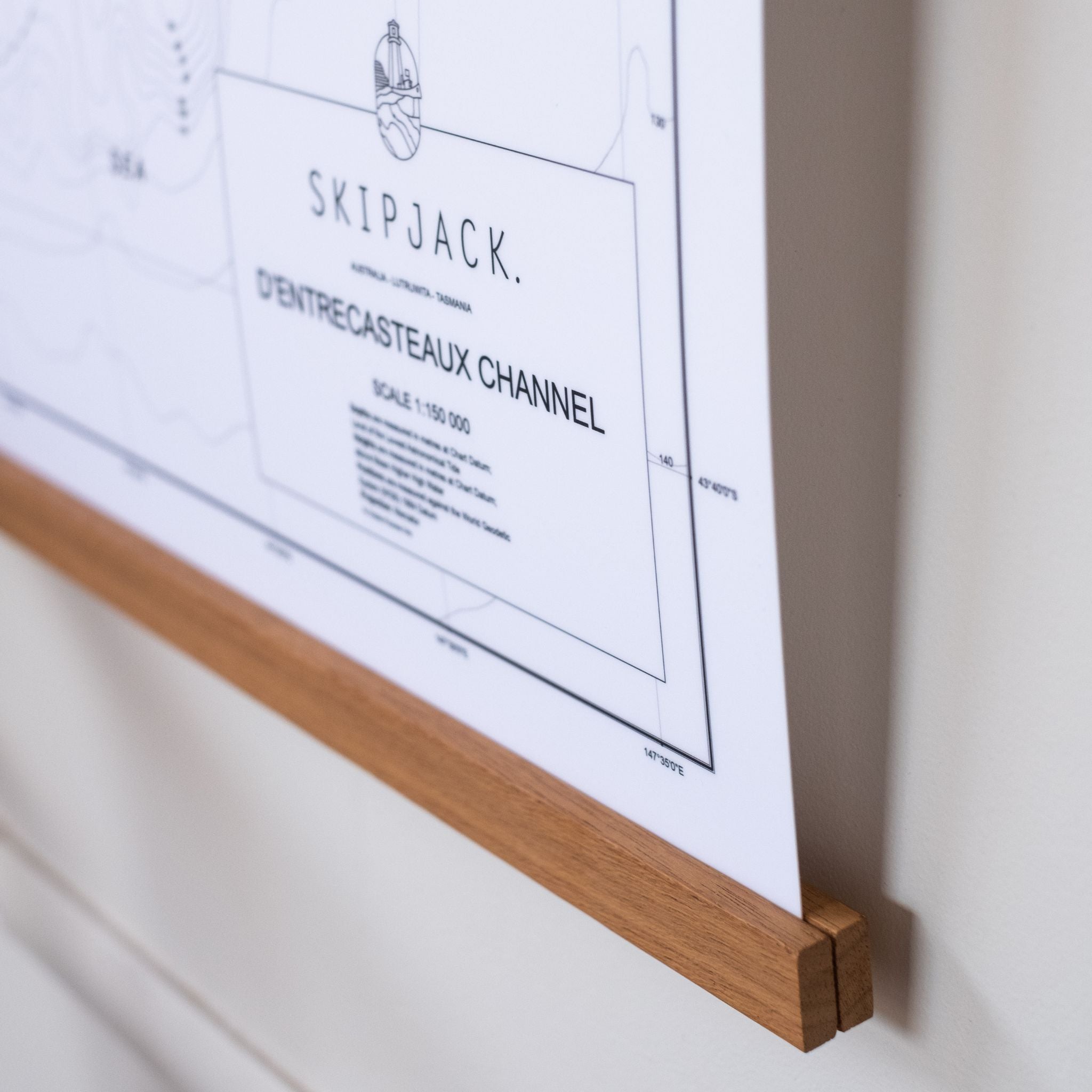 Coastal Map - D'Entrecasteux Channel  - Traditional