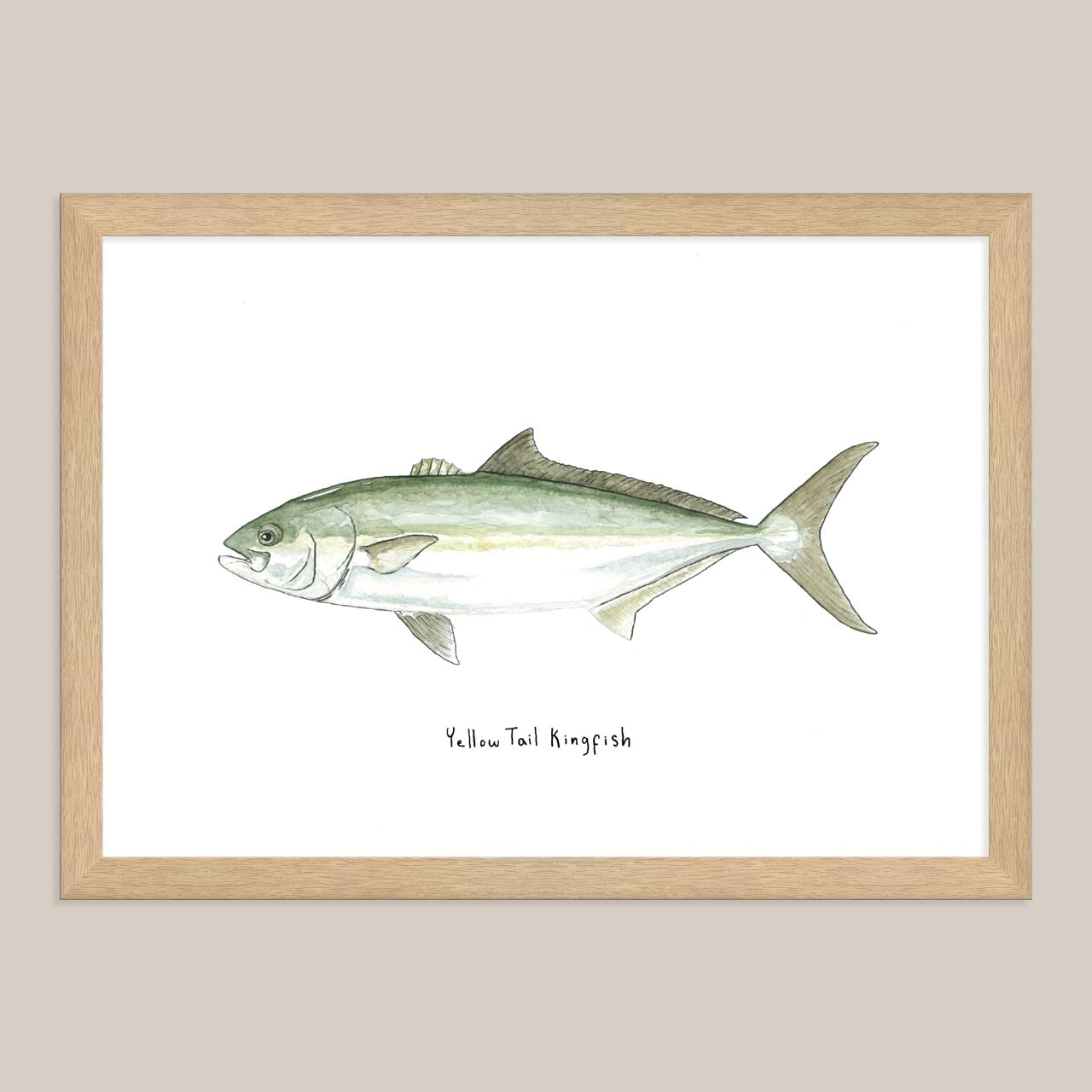 Yellow Tail Kingfish Print – Bobby Seaford